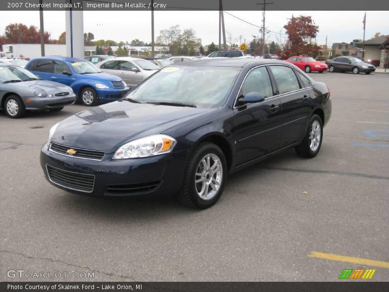 Imperial Blue Metallic / Gray 2007 Chevrolet Impala LT