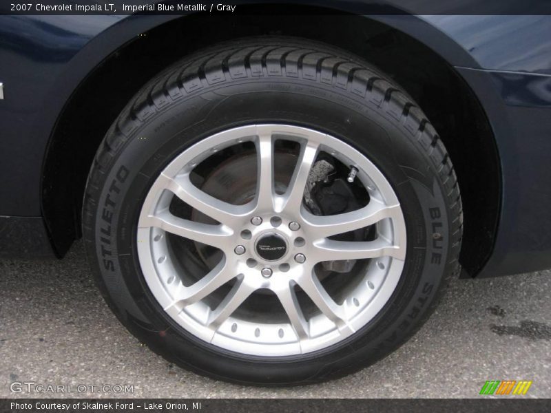 Imperial Blue Metallic / Gray 2007 Chevrolet Impala LT