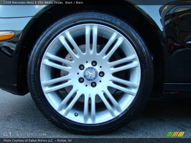 Black / Black 2008 Mercedes-Benz E 350 4Matic Sedan