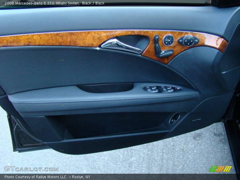 Black / Black 2008 Mercedes-Benz E 350 4Matic Sedan