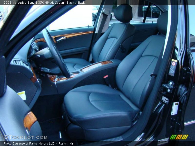 Black / Black 2008 Mercedes-Benz E 350 4Matic Sedan