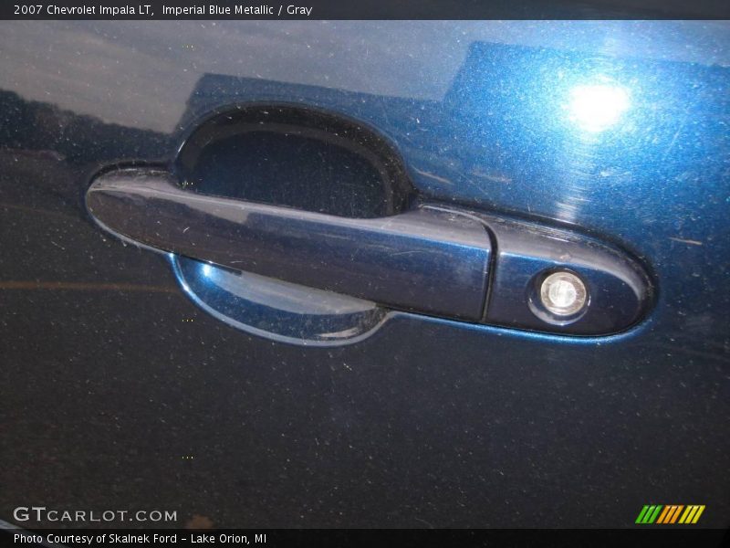 Imperial Blue Metallic / Gray 2007 Chevrolet Impala LT