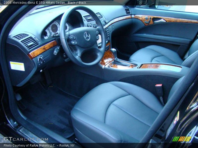 Black / Black 2008 Mercedes-Benz E 350 4Matic Sedan