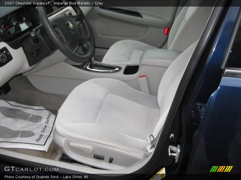 Imperial Blue Metallic / Gray 2007 Chevrolet Impala LT