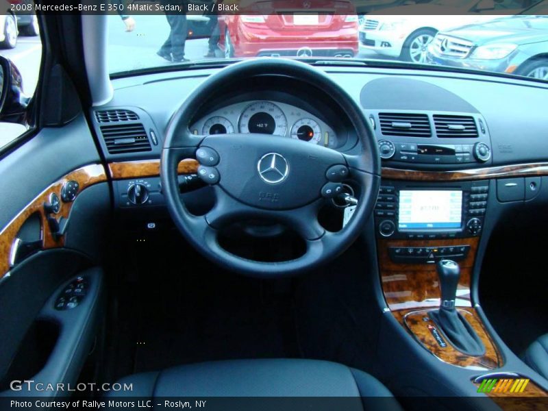 Black / Black 2008 Mercedes-Benz E 350 4Matic Sedan