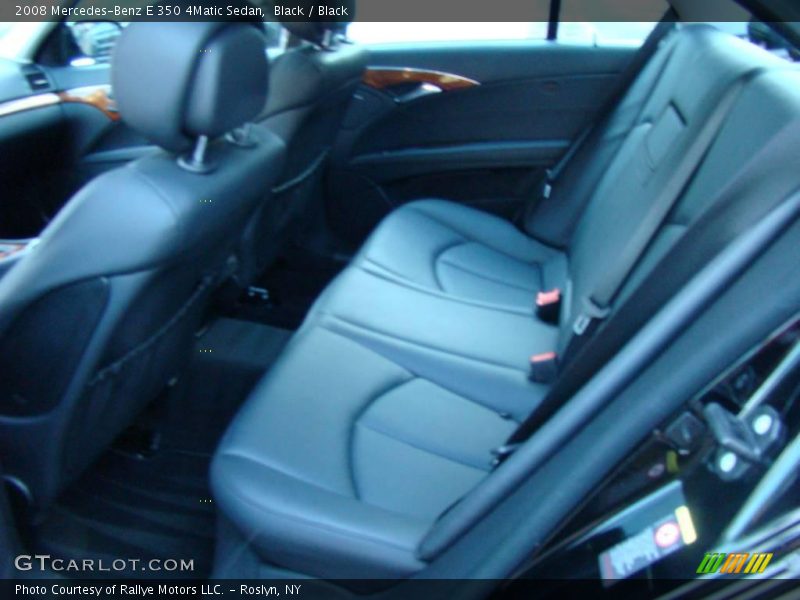 Black / Black 2008 Mercedes-Benz E 350 4Matic Sedan