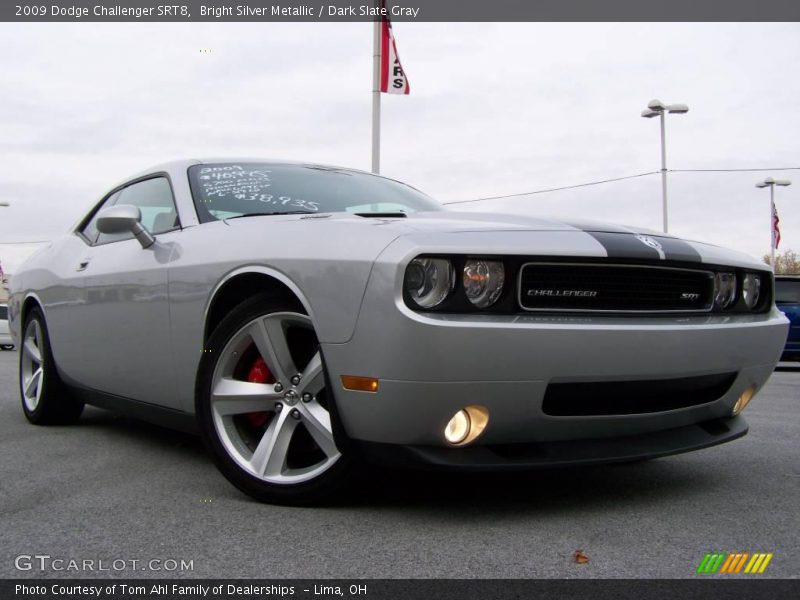 Bright Silver Metallic / Dark Slate Gray 2009 Dodge Challenger SRT8