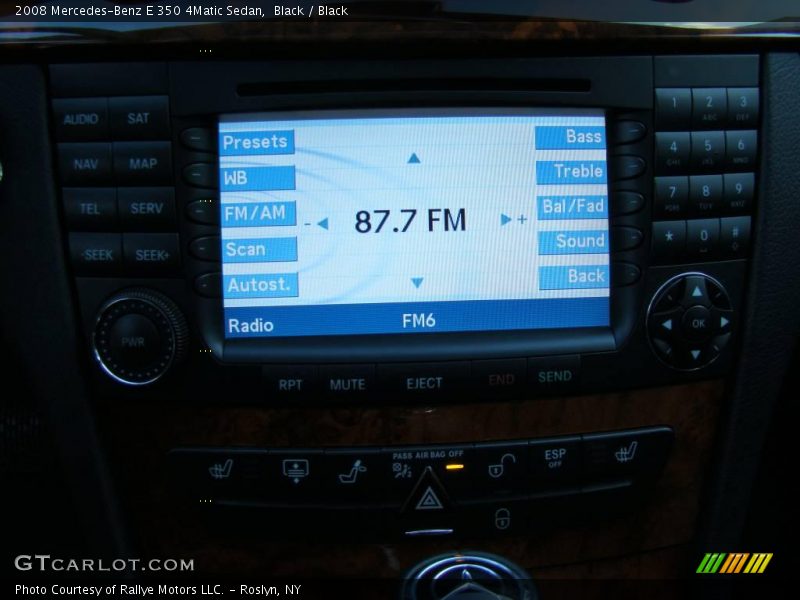 Black / Black 2008 Mercedes-Benz E 350 4Matic Sedan