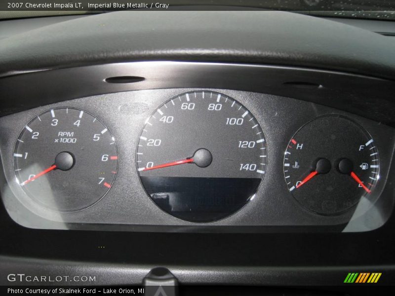 Imperial Blue Metallic / Gray 2007 Chevrolet Impala LT