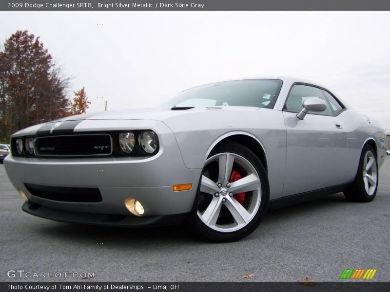 Bright Silver Metallic / Dark Slate Gray 2009 Dodge Challenger SRT8