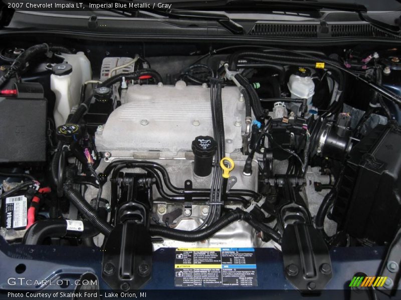 Imperial Blue Metallic / Gray 2007 Chevrolet Impala LT