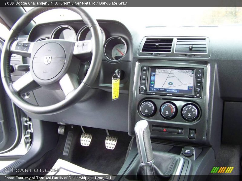 Bright Silver Metallic / Dark Slate Gray 2009 Dodge Challenger SRT8