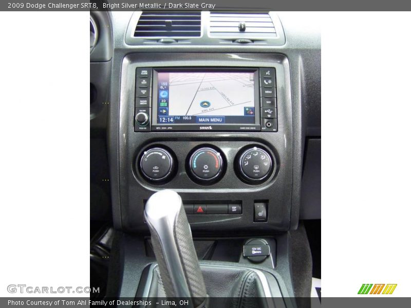 Bright Silver Metallic / Dark Slate Gray 2009 Dodge Challenger SRT8