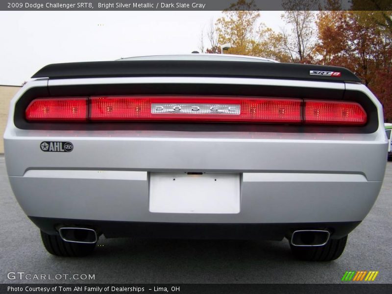 Bright Silver Metallic / Dark Slate Gray 2009 Dodge Challenger SRT8