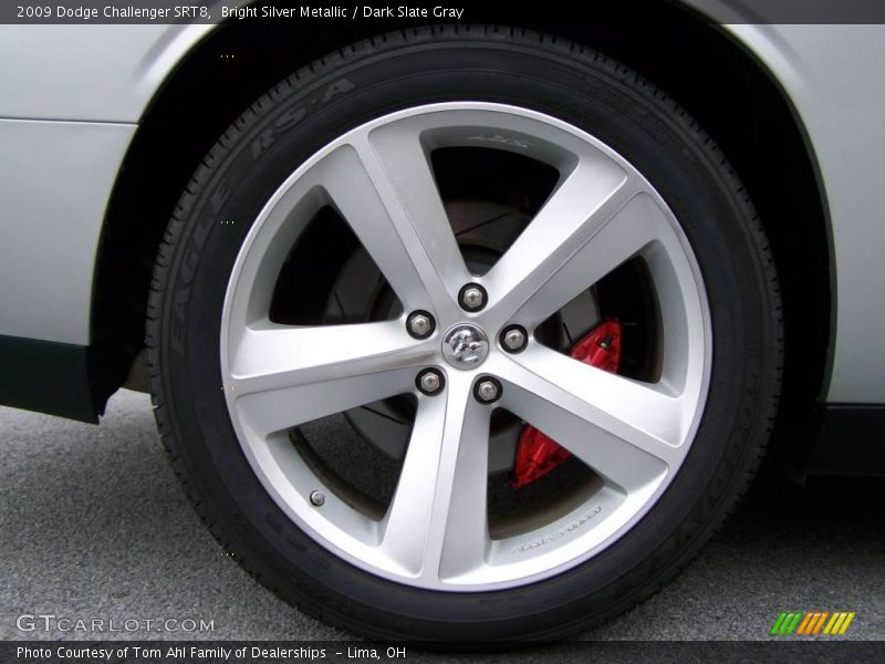 Bright Silver Metallic / Dark Slate Gray 2009 Dodge Challenger SRT8