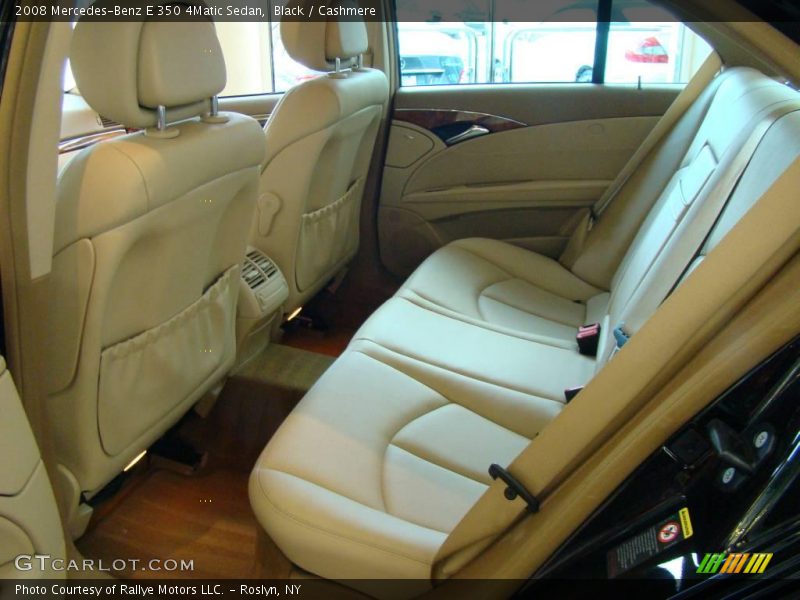 Black / Cashmere 2008 Mercedes-Benz E 350 4Matic Sedan