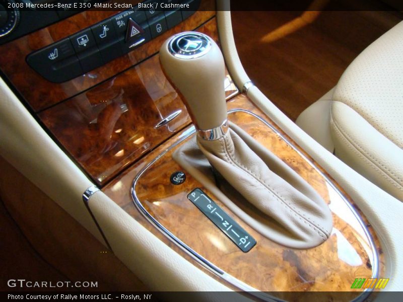 Black / Cashmere 2008 Mercedes-Benz E 350 4Matic Sedan