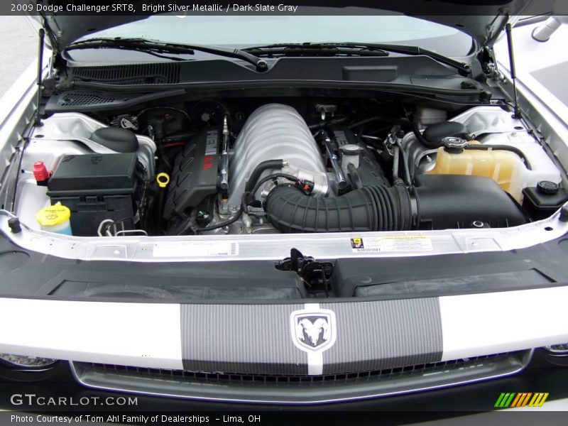Bright Silver Metallic / Dark Slate Gray 2009 Dodge Challenger SRT8