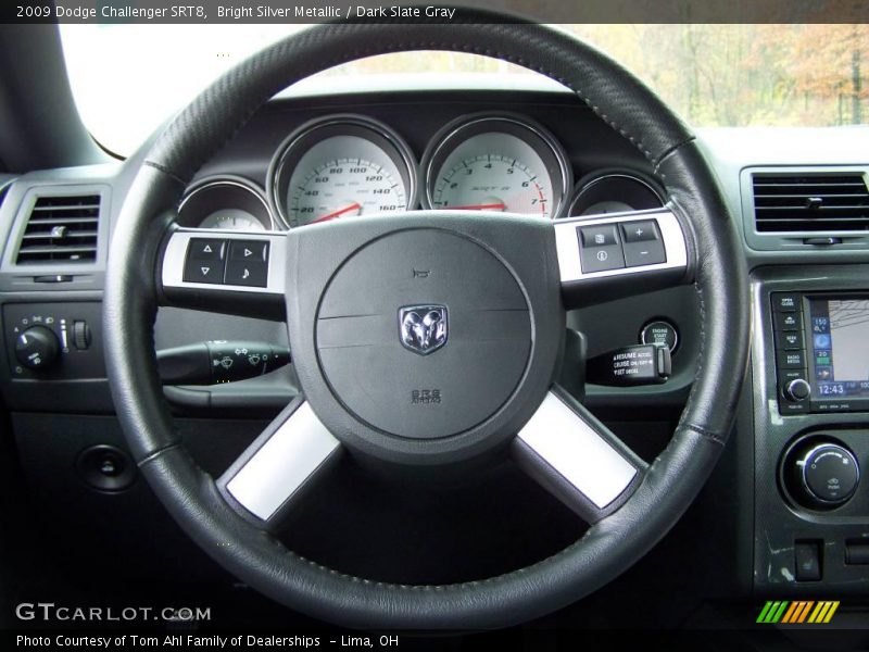 Bright Silver Metallic / Dark Slate Gray 2009 Dodge Challenger SRT8