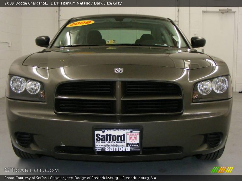 Dark Titanium Metallic / Dark Slate Gray 2009 Dodge Charger SE