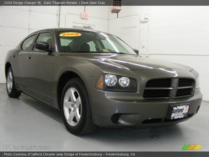 Dark Titanium Metallic / Dark Slate Gray 2009 Dodge Charger SE