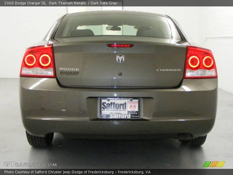 Dark Titanium Metallic / Dark Slate Gray 2009 Dodge Charger SE