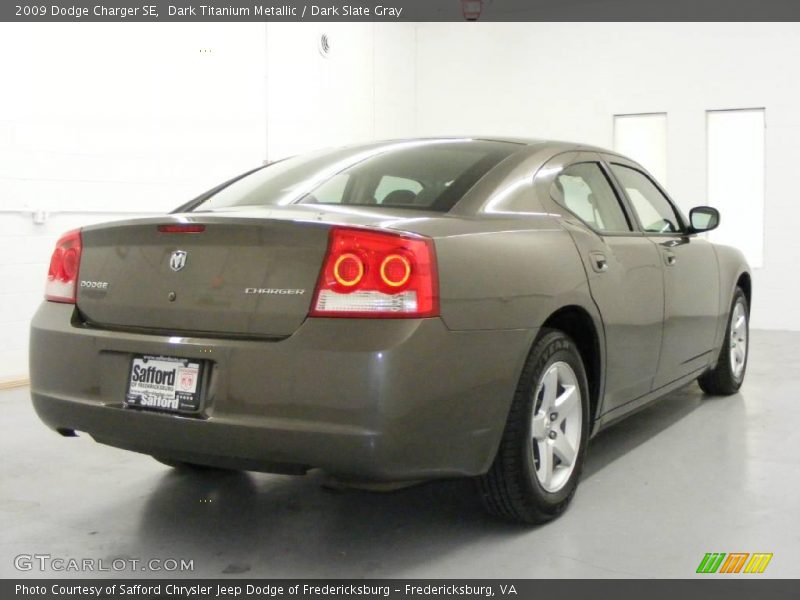Dark Titanium Metallic / Dark Slate Gray 2009 Dodge Charger SE