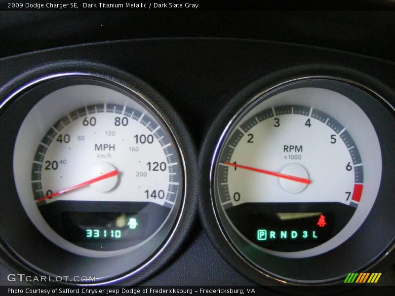 Dark Titanium Metallic / Dark Slate Gray 2009 Dodge Charger SE