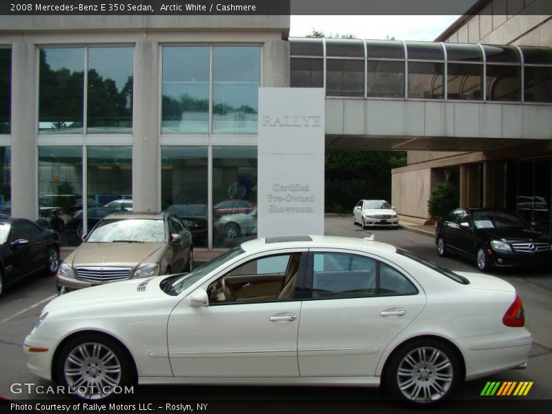 Arctic White / Cashmere 2008 Mercedes-Benz E 350 Sedan