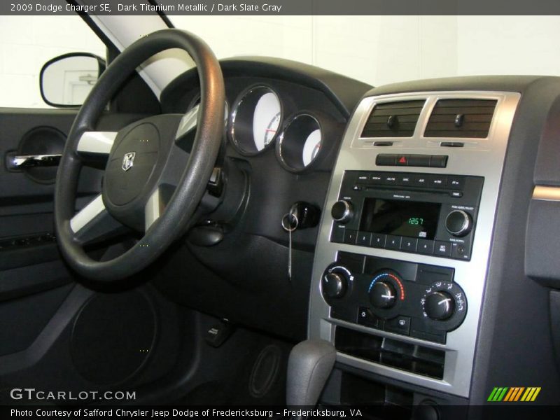 Dark Titanium Metallic / Dark Slate Gray 2009 Dodge Charger SE