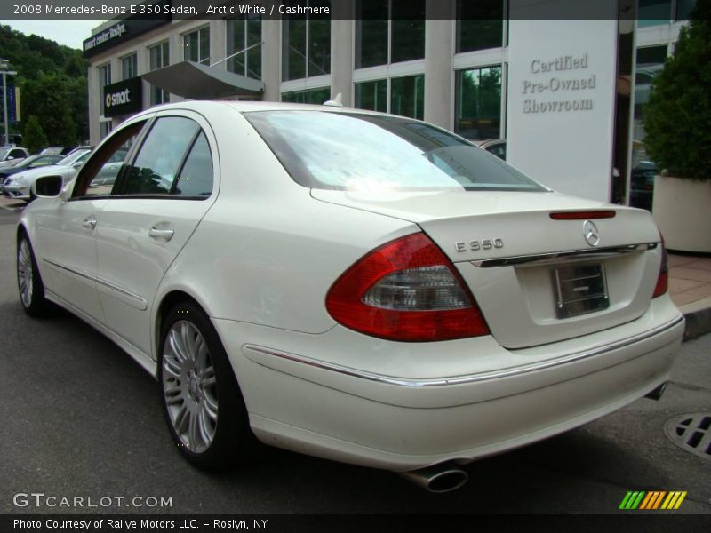 Arctic White / Cashmere 2008 Mercedes-Benz E 350 Sedan