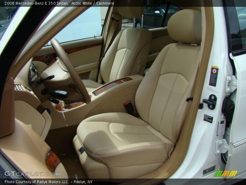 Arctic White / Cashmere 2008 Mercedes-Benz E 350 Sedan