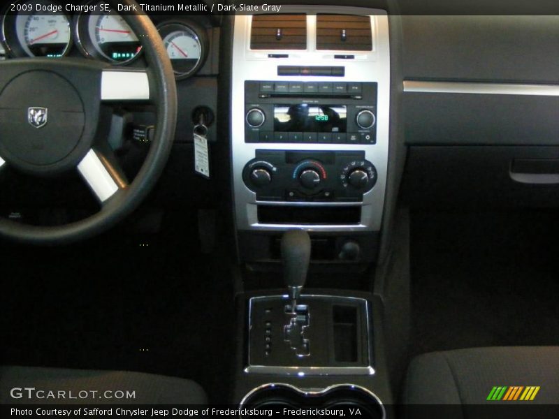 Dark Titanium Metallic / Dark Slate Gray 2009 Dodge Charger SE
