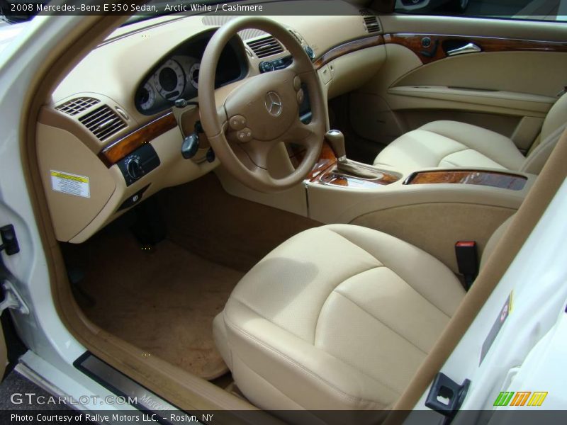 Arctic White / Cashmere 2008 Mercedes-Benz E 350 Sedan