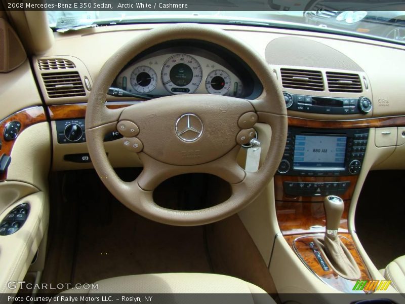 Arctic White / Cashmere 2008 Mercedes-Benz E 350 Sedan