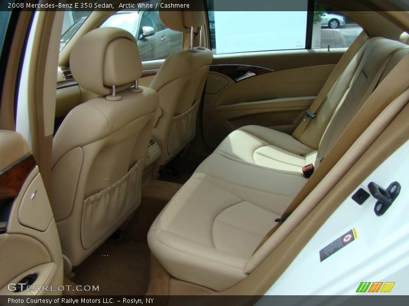 Arctic White / Cashmere 2008 Mercedes-Benz E 350 Sedan