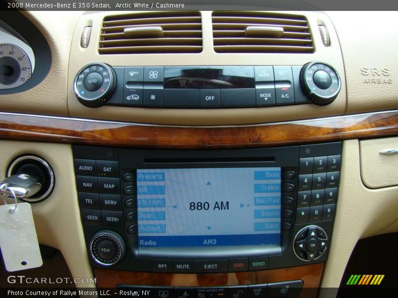 Arctic White / Cashmere 2008 Mercedes-Benz E 350 Sedan