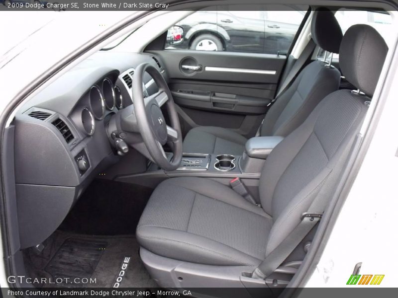 Stone White / Dark Slate Gray 2009 Dodge Charger SE