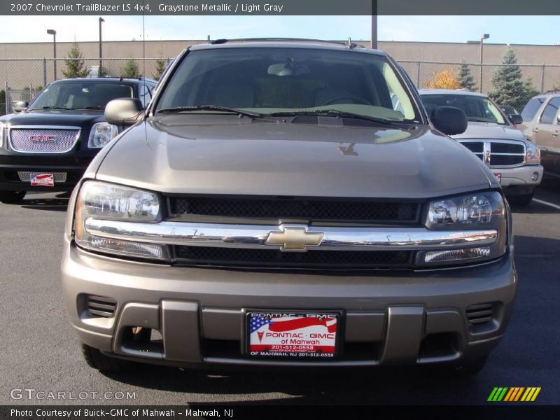 Graystone Metallic / Light Gray 2007 Chevrolet TrailBlazer LS 4x4