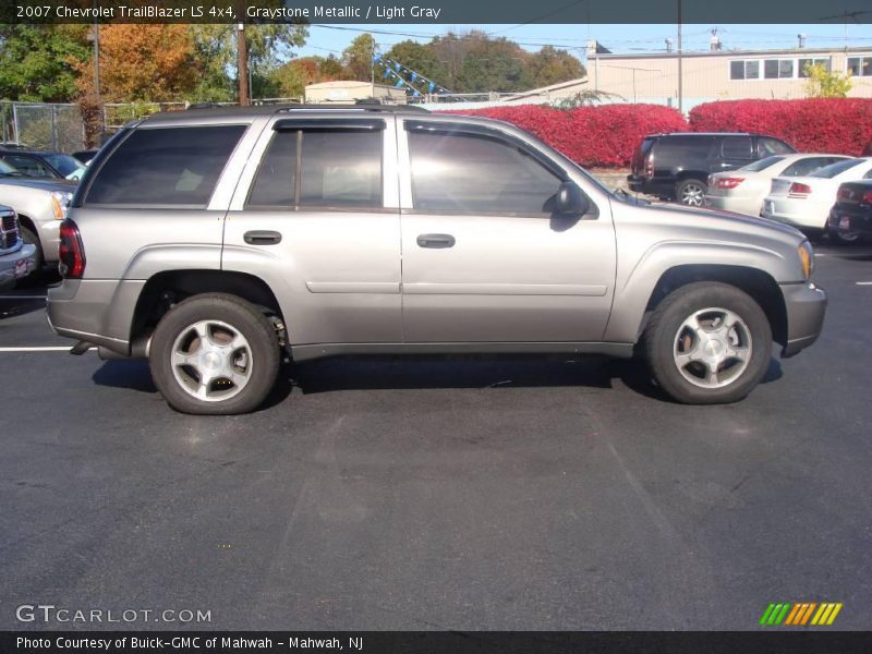 Graystone Metallic / Light Gray 2007 Chevrolet TrailBlazer LS 4x4