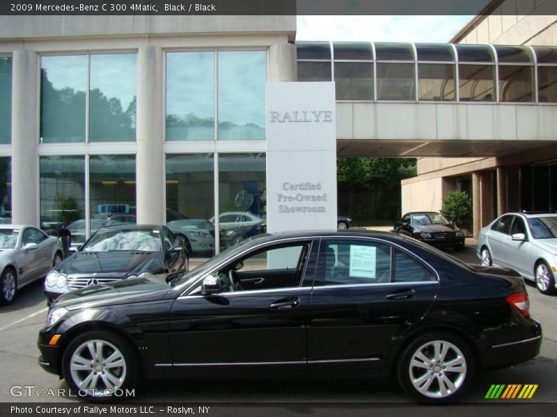 Black / Black 2009 Mercedes-Benz C 300 4Matic