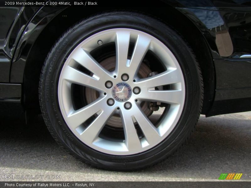 Black / Black 2009 Mercedes-Benz C 300 4Matic
