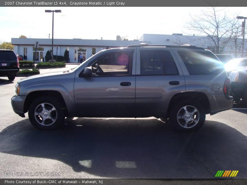 Graystone Metallic / Light Gray 2007 Chevrolet TrailBlazer LS 4x4