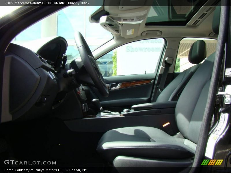 Black / Black 2009 Mercedes-Benz C 300 4Matic