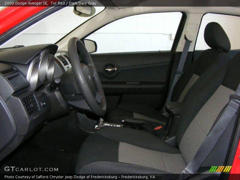Tor Red / Dark Slate Gray 2009 Dodge Avenger SE