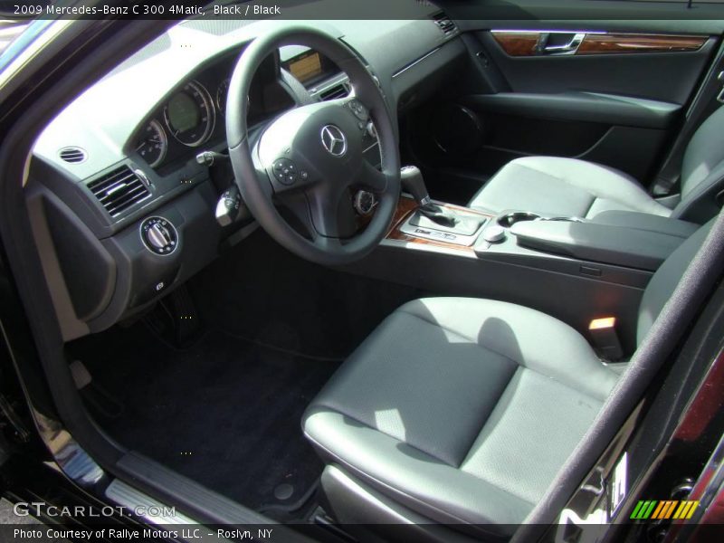 Black / Black 2009 Mercedes-Benz C 300 4Matic