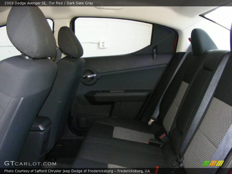 Tor Red / Dark Slate Gray 2009 Dodge Avenger SE