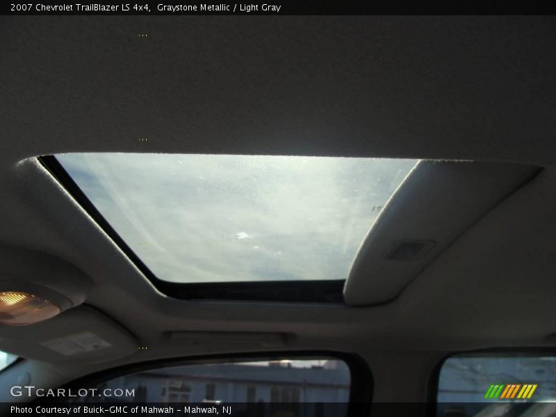 Graystone Metallic / Light Gray 2007 Chevrolet TrailBlazer LS 4x4
