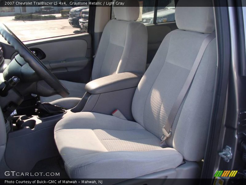 Graystone Metallic / Light Gray 2007 Chevrolet TrailBlazer LS 4x4