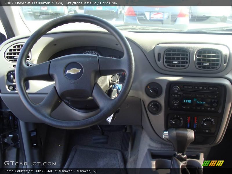 Graystone Metallic / Light Gray 2007 Chevrolet TrailBlazer LS 4x4